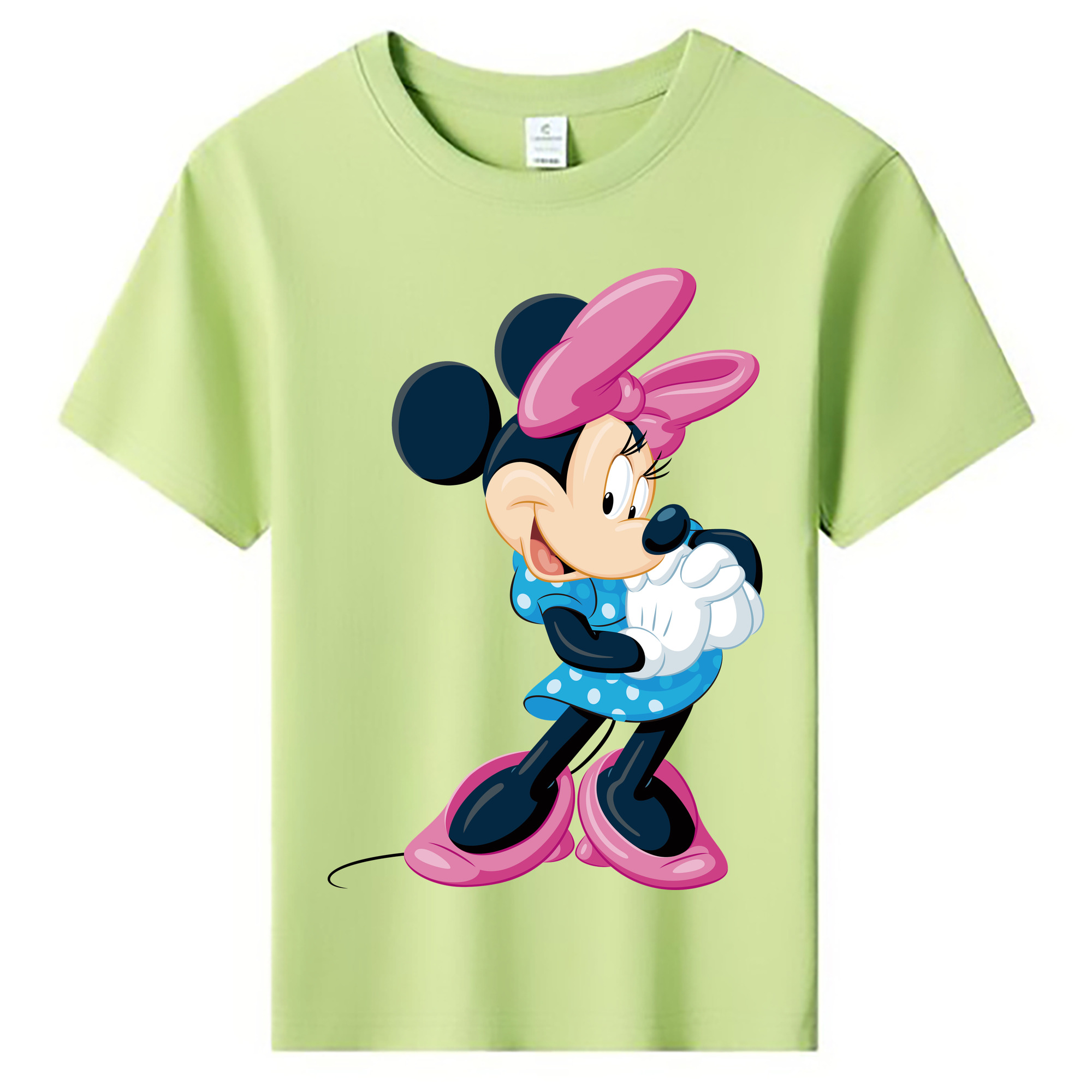 ミッキーマウス Mickey Mouse 綿100％キッズTシャツ（フロントプリント）